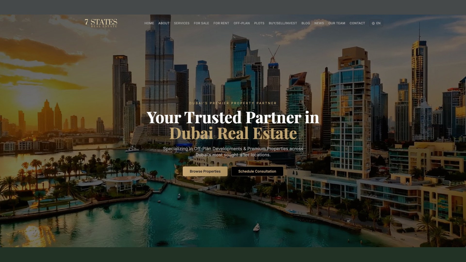7 States Real Estate — Real Estate Platform, a project by The 7TH