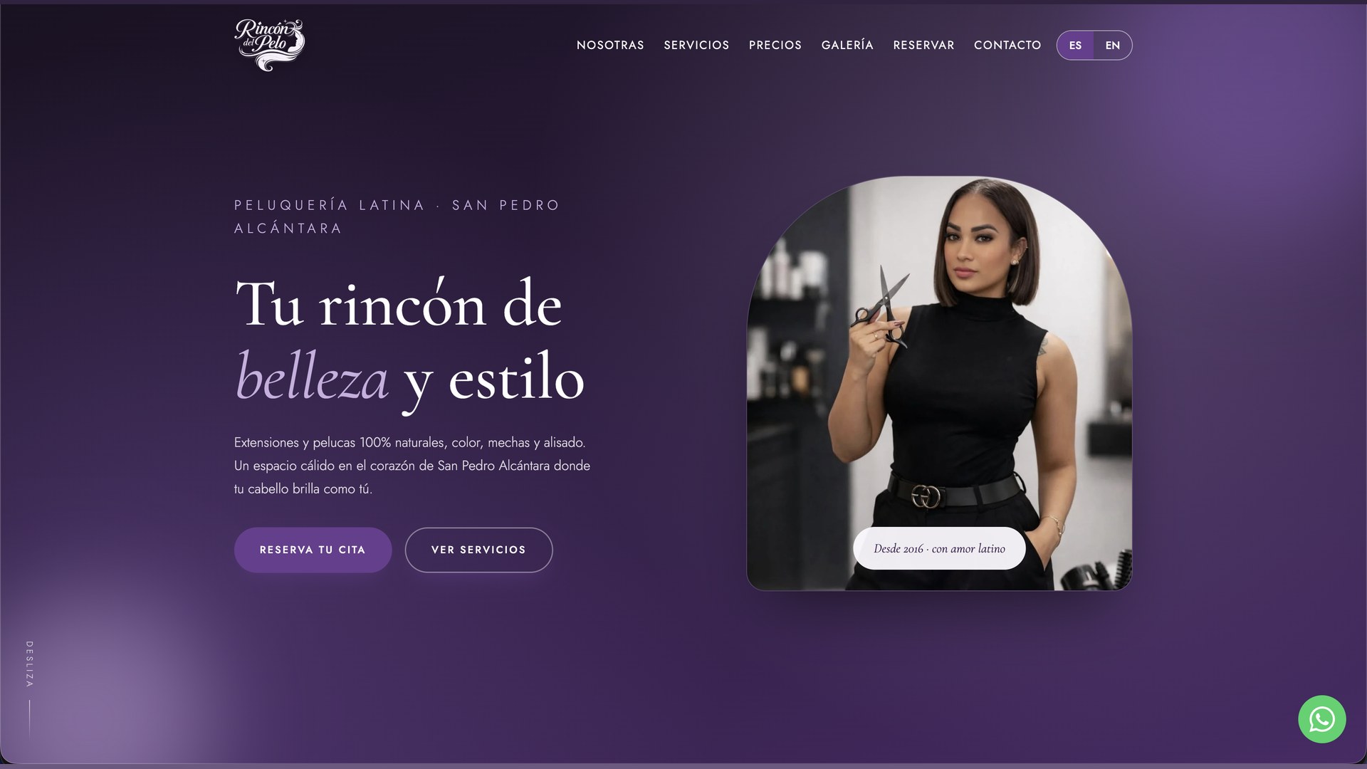 Rincón del Pelo — Beauty & Salon, a project by The 7TH
